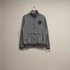 Lucky Brand Gray Jacket with Black Accents